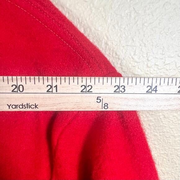 Vintage Skookum Letterman Red Virgin Wool Jacket Mens 52 Hunting Coat - Picture 9 of 12